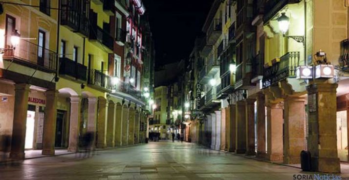 Imagen nocturna del Collado./SN