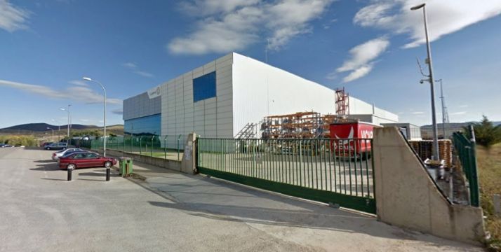 Vista parcial de la fábrica agredeña. /SN