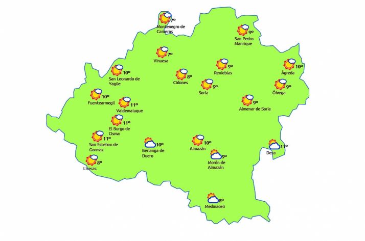 Pronóstico para este martes./eltiempo.es