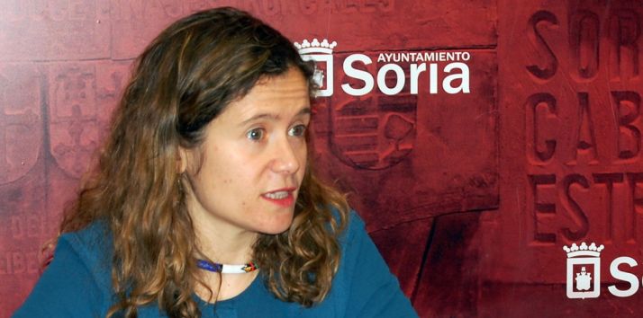 Marta Cáceres en rueda informativa./Ayto.