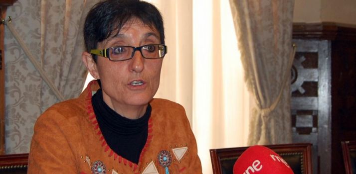 La diputada Pilar Delgado. 