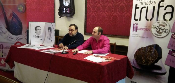 Miguel Ángel Teresa (dcha.) y Ferrus.