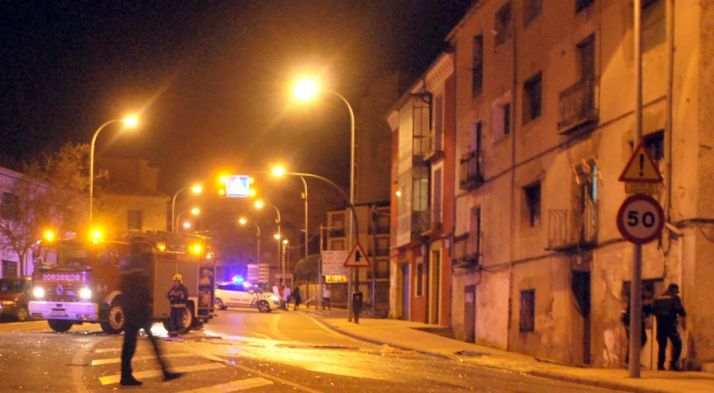 Tirso de Molina, ayer tras el incendio. /SN