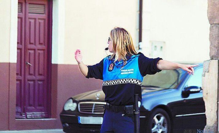 Una vigilante municipal de la región./SN