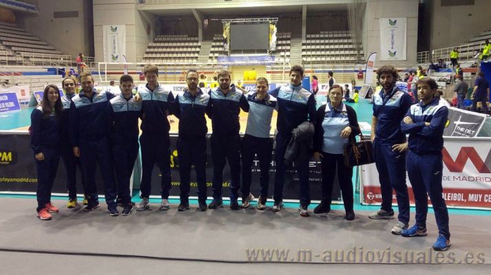 La plantilla celeste en Leganés./M-Audiovisuales