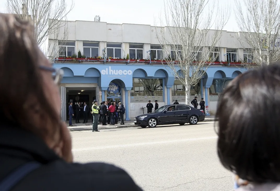 Imagen de la visita de SM a Soria. /SN