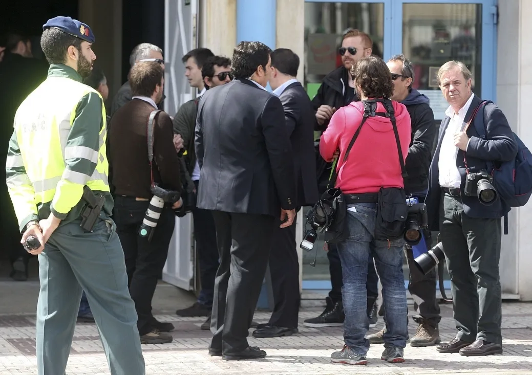 Imagen de la visita de SM a Soria. /SN