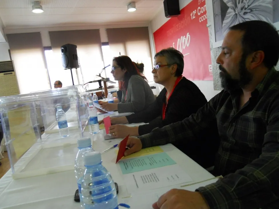 Una imagen del 12º Congreso Provincial de CC OO Soria. /SN