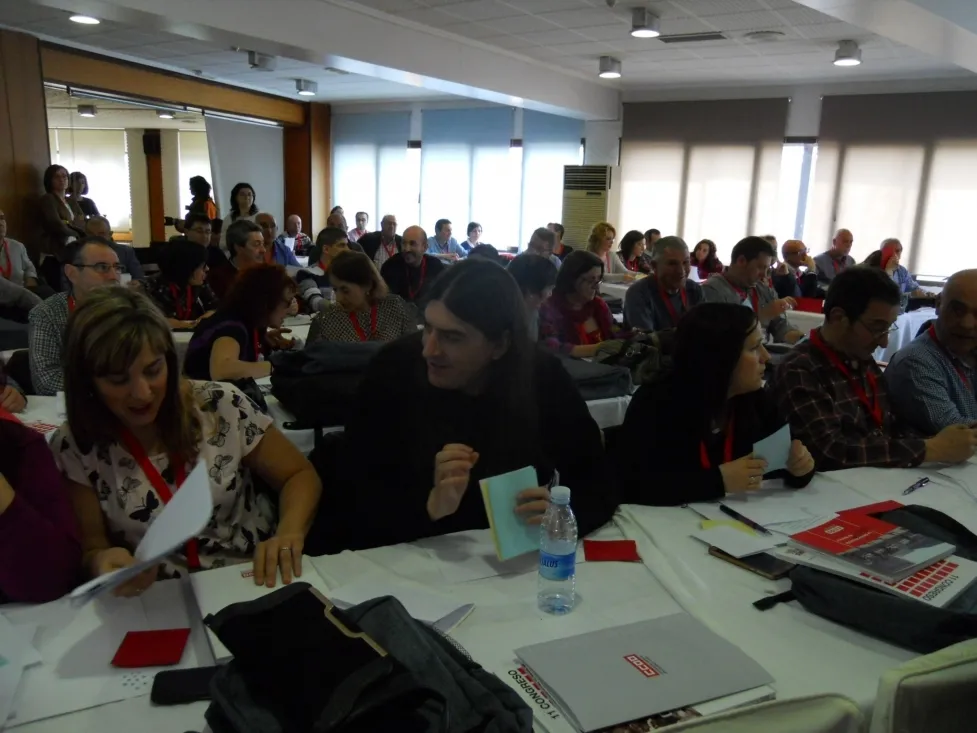 Una imagen del 12º Congreso Provincial de CC OO Soria. /SN