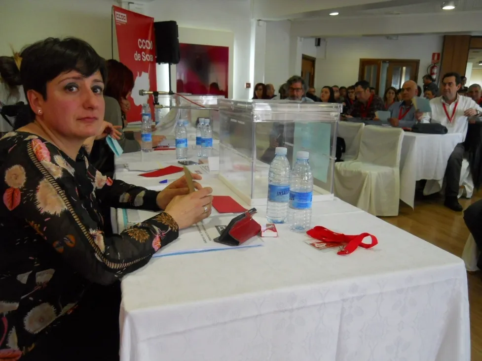 Una imagen del 12º Congreso Provincial de CC OO Soria. /SN