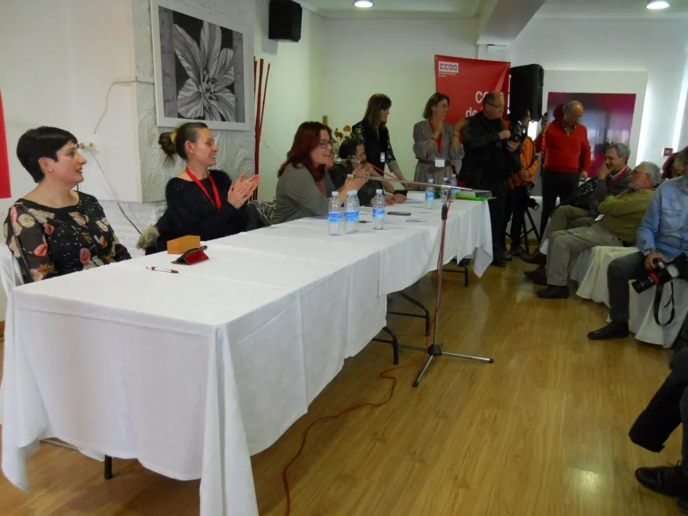 Una imagen del 12º Congreso Provincial de CC OO Soria. /SN