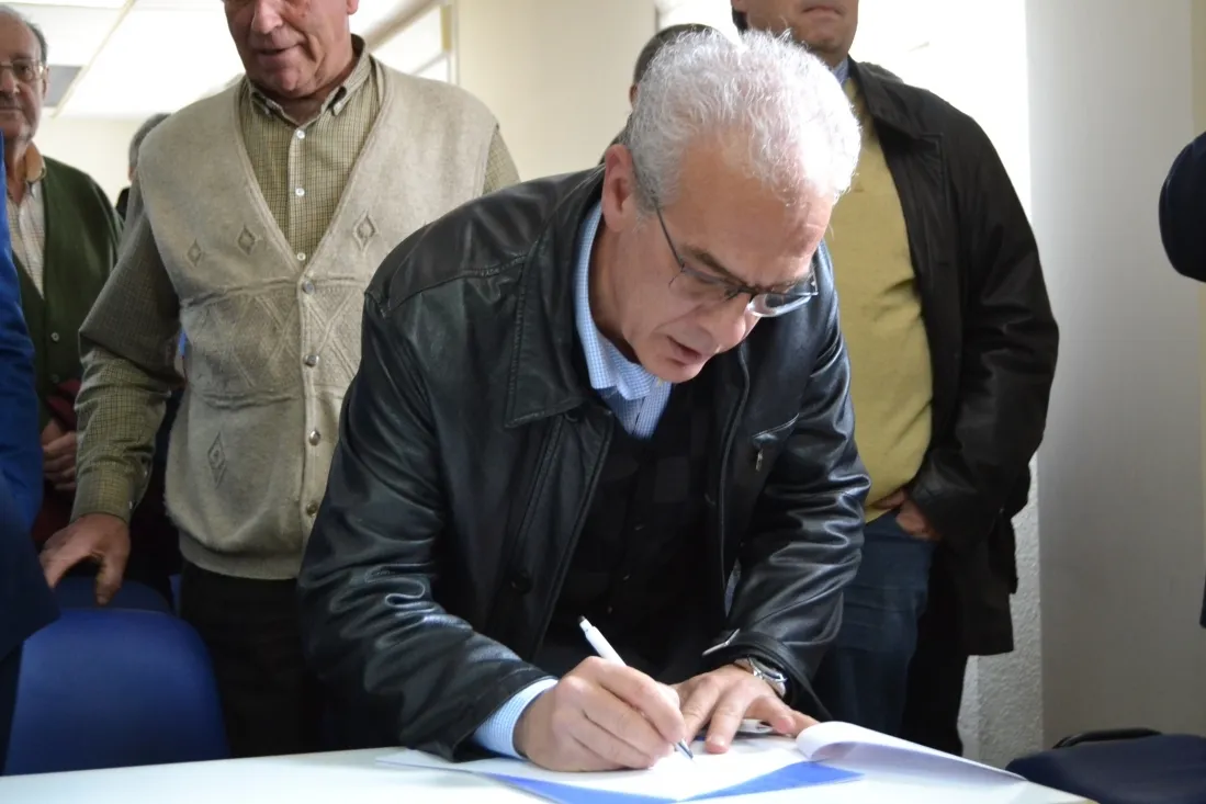 Una imagen de este miércoles en FOES. /SN