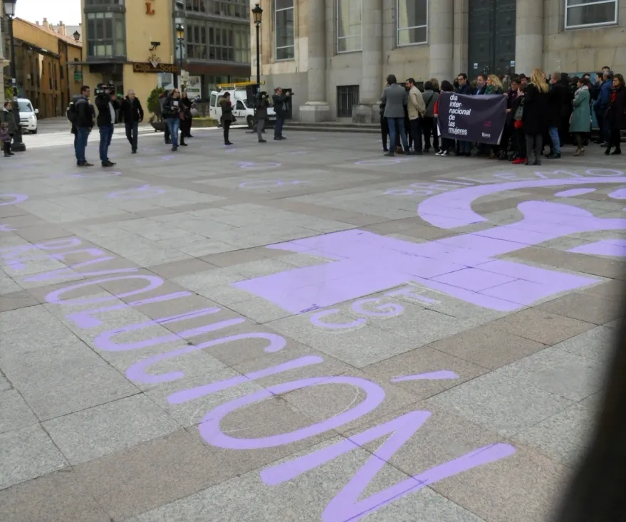 Concentración este 8 de marzo en la plaza de San Esteban./SN