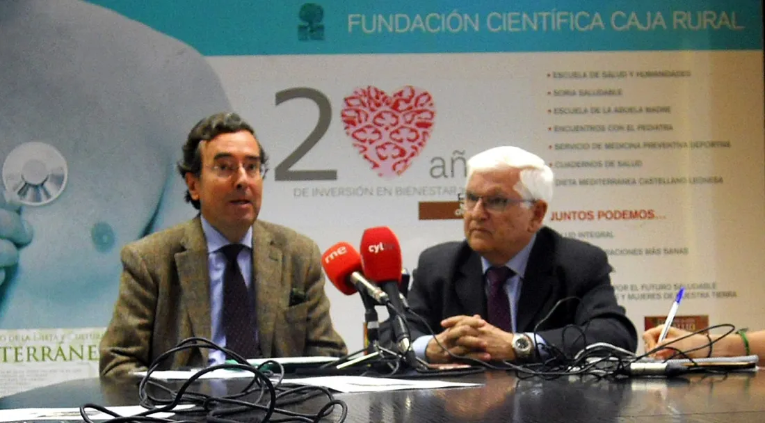 De Marichalar (izda.) y Ruiz Liso este miércoles. /SN