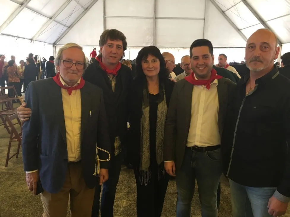 Carlos Martínez y Jesús Bárez, presentes en Arnedo. /Ayto.