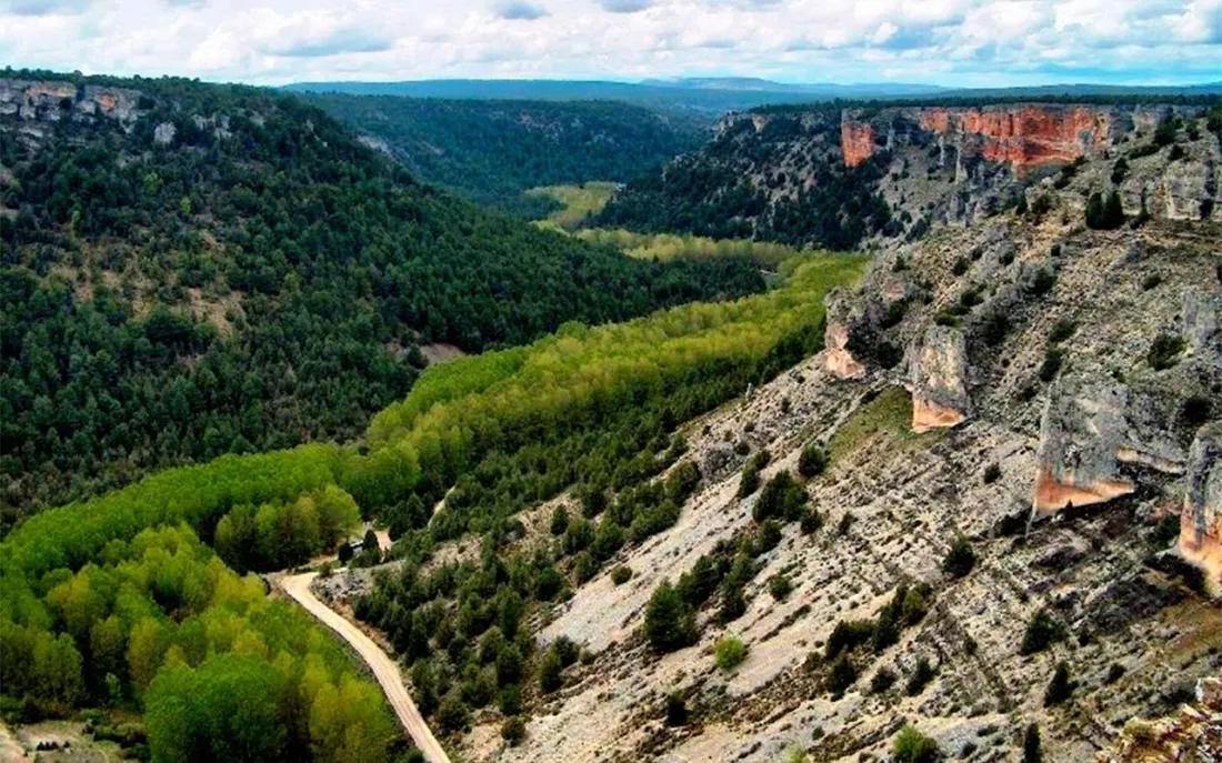 Imagen dle Cañón del Río Lobos.