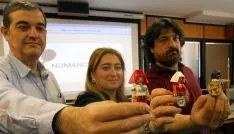 Santamaría (izda.), Jiménez y García en la presentación de las actividades de Tierraquemada./SN