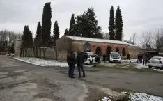 Imagen de la exhumación este jueves./SN