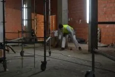 Imagen de las obras del supermercado. /SN
