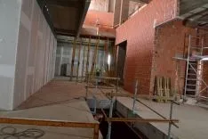 Imagen de las obras del supermercado. /SN