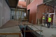 Imagen de las obras del supermercado. /SN