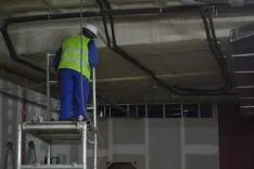 Imagen de las obras del supermercado. /SN