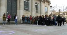 Concentración este 8 de marzo en la plaza de San Esteban./SN