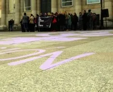 Concentración este 8 de marzo en la plaza de San Esteban./SN