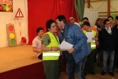 Imagen de la feliz jornada en el colegio este jueves. /Subdeleg.