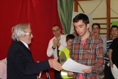 Imagen de la feliz jornada en el colegio este jueves. /Subdeleg.