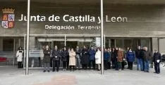 Minuto de silencio en la sede de la Junta.