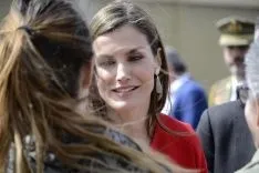 S. A. R. Doña Letizia saludando a los sorianos. /Patricia Lapresta