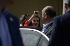 S. A. R. Doña Letizia saludando a los sorianos. /Patricia Lapresta