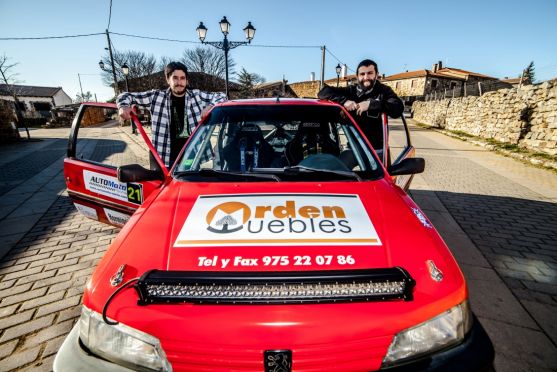 Víctor y Luis Cano, dos campeones del automovilismo soriano. /David Almajano
