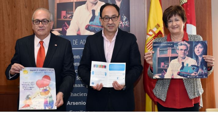 Modesto Fernández, Manuel López y María Paz Gil este miércoles. /Jta.