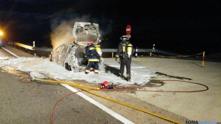 Bomberos en un siniestro en la provincia./SN
