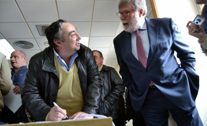 Carmelo Gómez y Santiago Aparicio./SN