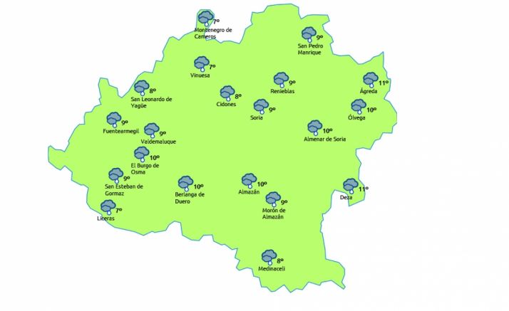 Bajada de las temperaturas./eltiempo.es