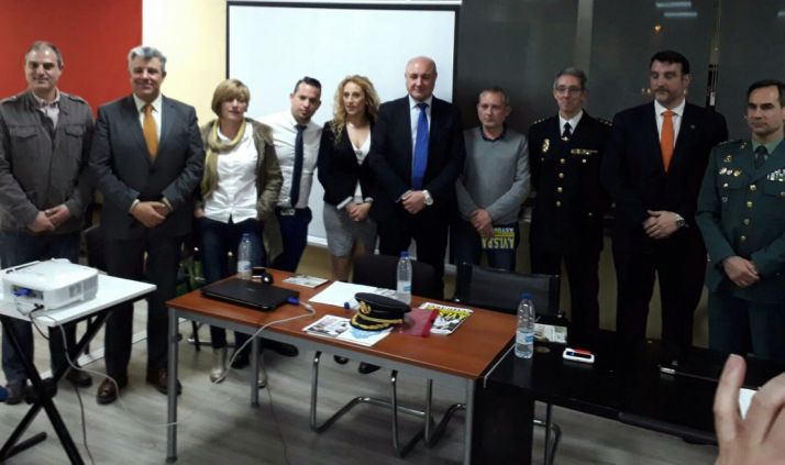 Los dos representantes sorianos (a la izquierda), en el encuentro en Madrid.