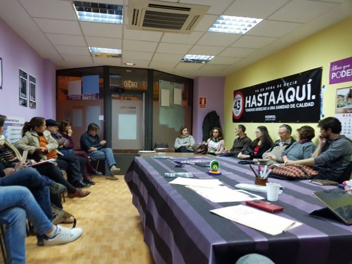 Imagen de la reunión/PODEMOS