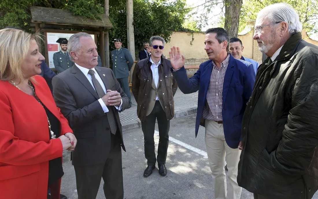 Imagen de la apertura de la feria adnamantina este viernes. /SN