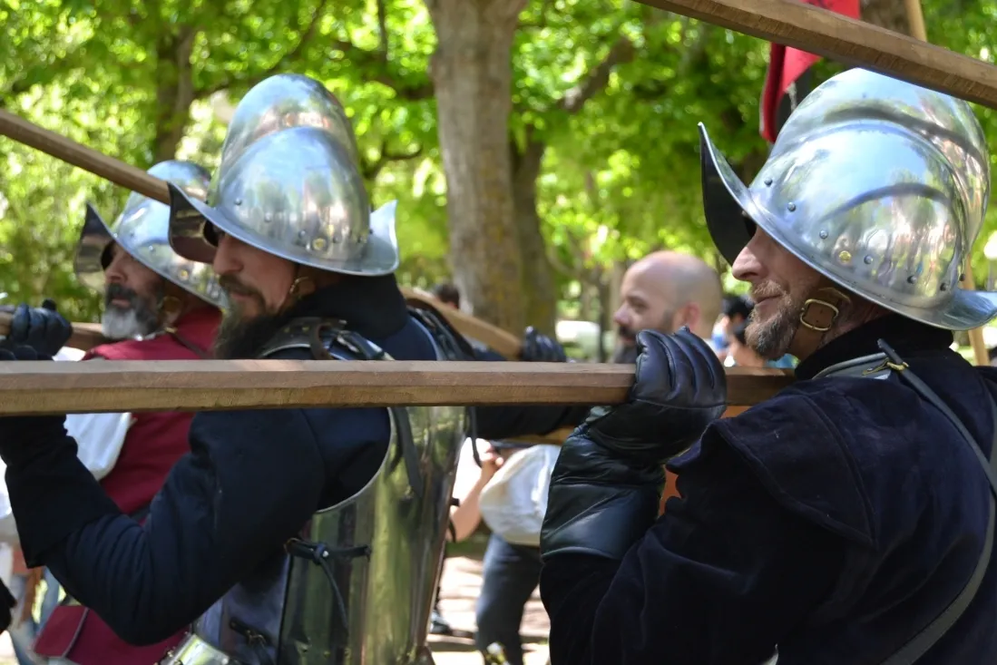 Recreaciones históricas con la asociación 'Oria Dauria' para celebrar el Dia de Castilla y León. /SN