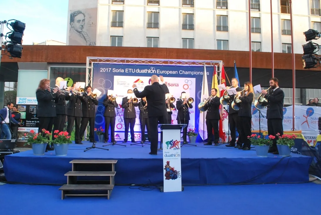 Una imagen de la ceremonia este viernes. /SN