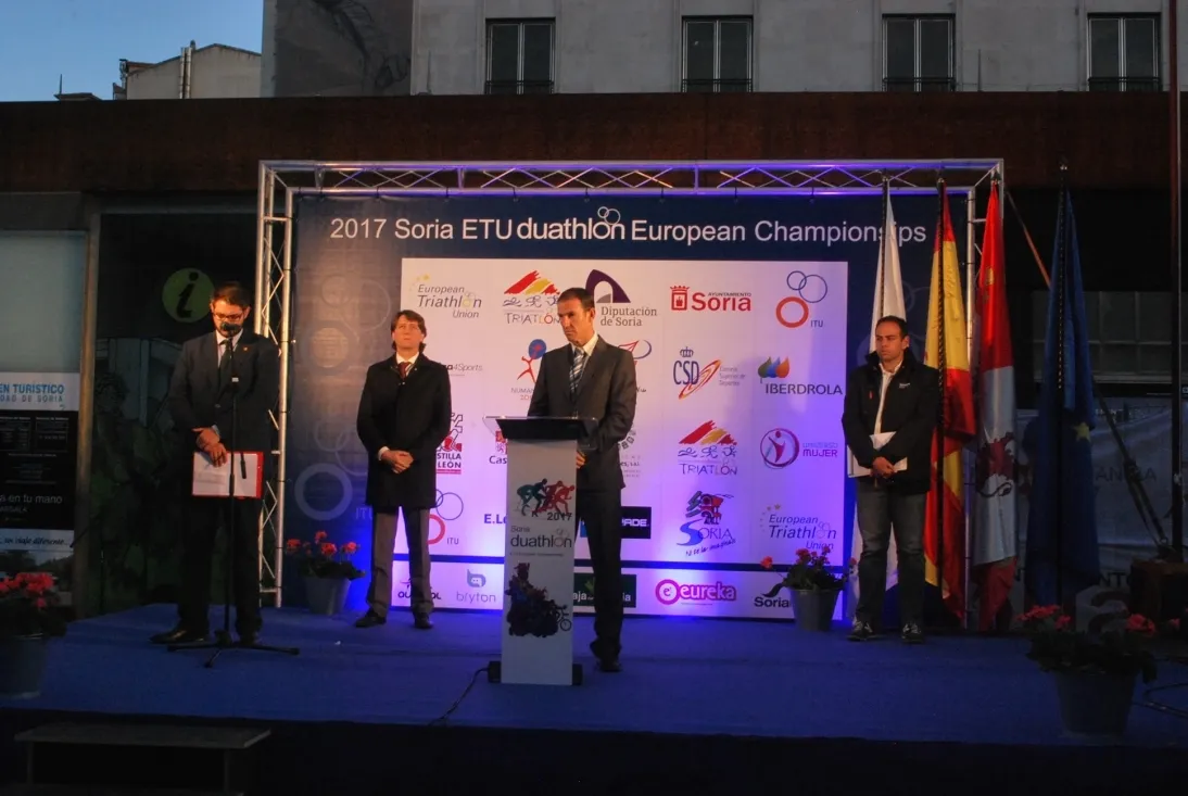 Una imagen de la ceremonia este viernes. /SN