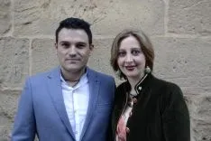San Miguel, Mireia Gómez y Gonzalo Encabo. /Patricia Lapresta