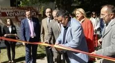 Imagen de la apertura de la feria adnamantina este viernes. /SN