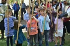 Recreaciones históricas con la asociación 'Oria Dauria' para celebrar el Dia de Castilla y León. /SN