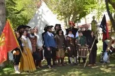 Recreaciones históricas con la asociación 'Oria Dauria' para celebrar el Dia de Castilla y León. /SN