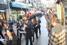 Una imagen de la ceremonia este viernes. /SN