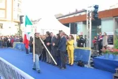 Una imagen de la ceremonia este viernes. /SN